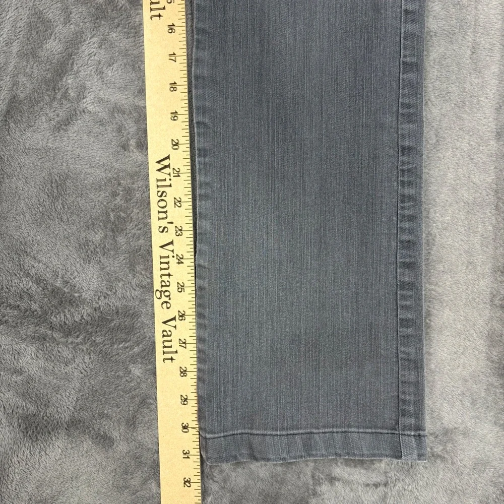 Prana Jeans Women 6 Grey Kara Straight Leg Tall Inseam Stretch Denim Outdoor - Picture 5 of 8